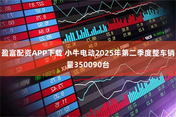 盈富配资APP下载 小牛电动2025年第二季度整车销量350090台